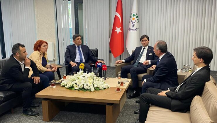 6 partiden DEM Parti’ye bayram ziyareti