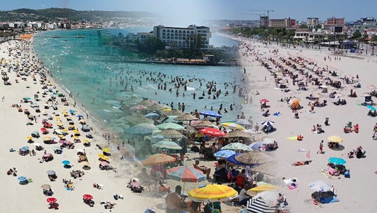Bayramda serinlemek isteyenlerin uğrak yeri sahil ve plajlar oldu