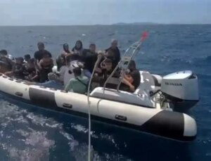 Didim Açıklarında 15 Düzensiz Göçmen Kurtarıldı