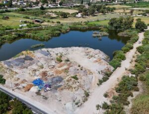 Aydın’da sulak alanlara moloz tehdidi