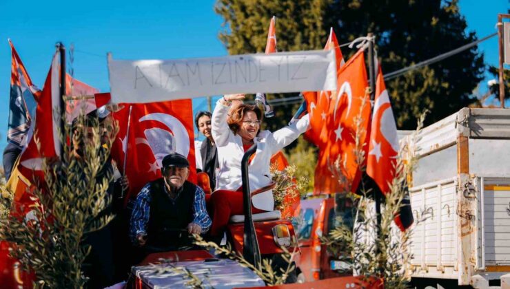 Başkan Gençay, Akköy Cumhuriyet Konvoyu’na katıldı