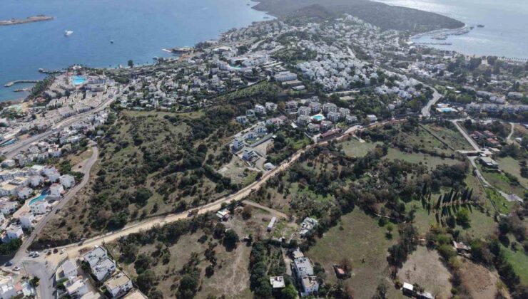 Bodrum Bergamut caddesinde yılların sorunu 3 günde çözüldü