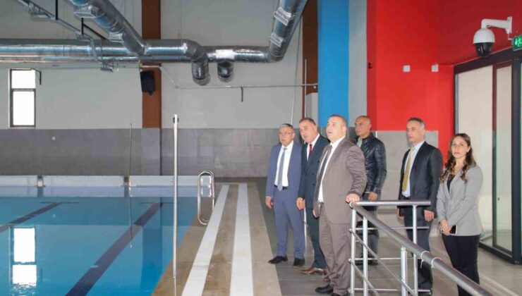 Köşk Yüzme Havuzu’nu incelediler