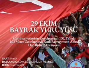 Köyceğiz’de vatandaşlar 29 Ekim Bayrak yürüyüşüne davet edildi