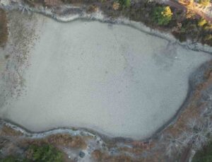 Kuruyan Kolak Gölünün eski ihtişamına kavuşması için aralıksız çalışmalar devam ediyor