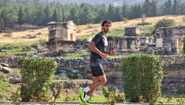 Lykos Yarı Maratonu sporcuları Pamukkale’de buluşturdu