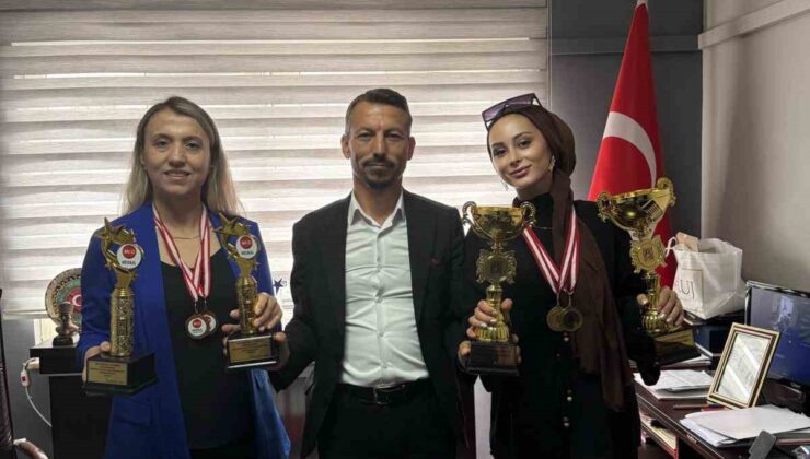 Manisalı kuaförler Antalya’dan 4 kupayla döndü