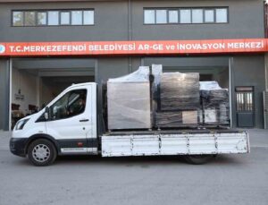Merkezefendi Belediyesinin 31. mama makinesi Eskişehir’e teslim edildi