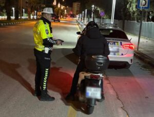 Motosiklet denetiminde ceza yağdı