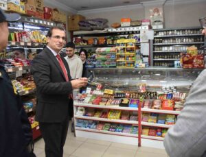 Salihli Kaymakamı Güldoğan, esnafın talep ve sorunlarını dinledi