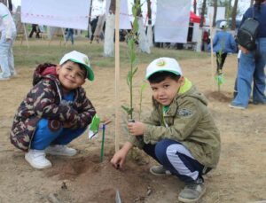 Aydın’da 7 bin fidan toprakla buluştu
