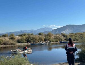 Bafa Gölü’nde hayvanların yaşam alanları kontrol edildi