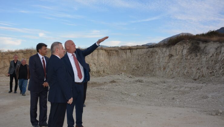 Başkan Kumral devam eden projeleri yerinde inceledi