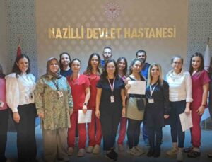 Nazilli’de ameliyathane hemşireleri sertifikalarını aldı