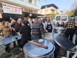 Nazilli’de sanayi esnafı imece usulü hayır yaptı