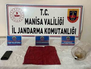 Salihli’de kaçan şüpheliden uç bonzai ele geçirildi