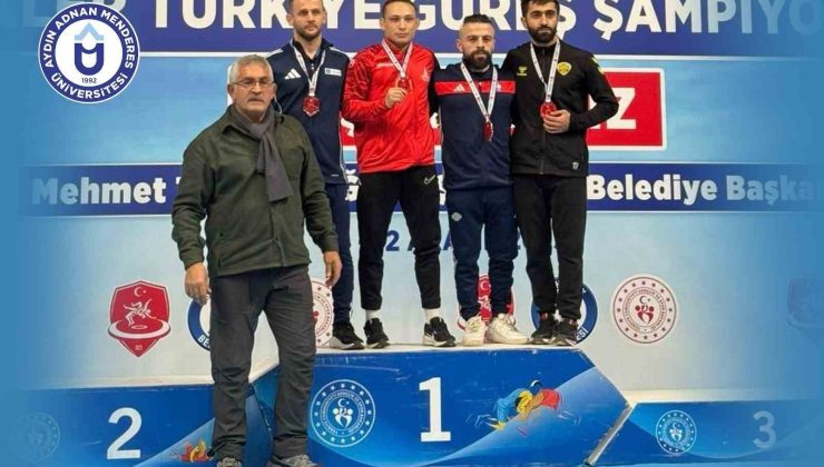 ADÜ’lü güreşçi Türkiye şampiyonu oldu