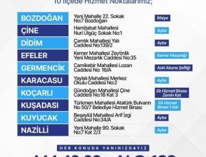 Aydın Büyükşehir, 10 ilçede defin hizmetlerini yürütecek