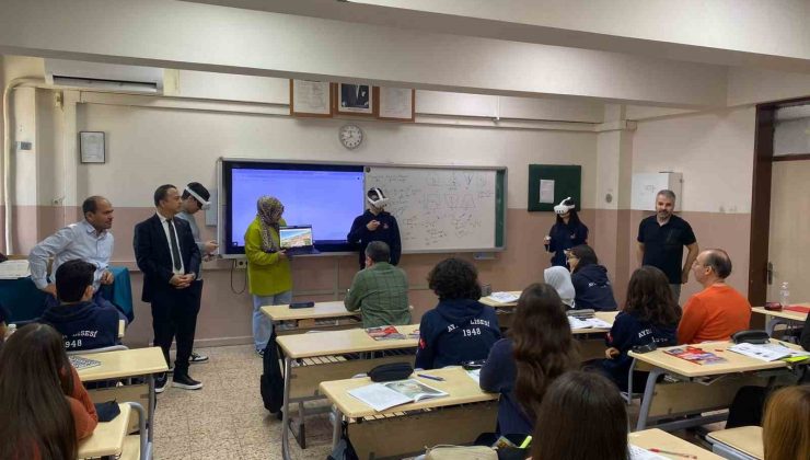 Aydın Lisesi’nde sanal gerçeklik dönemi başladı