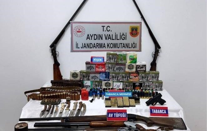 Aydın’da silah ve uyuşturucu operasyonu: 2 gözaltı