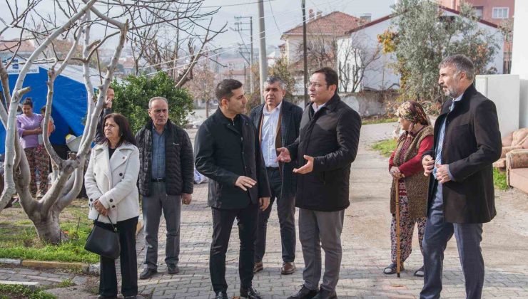 Başkan Günel’den Sındırgı’ya dayanışma ziyareti