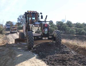 Bozdoğan Belediyesi yol çalışmalarına devam ediyor