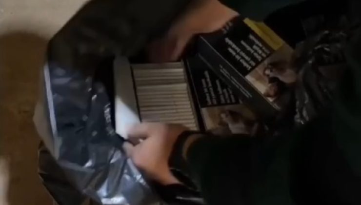 Efeler’de kaçak sigara operasyonu: 2 gözaltı