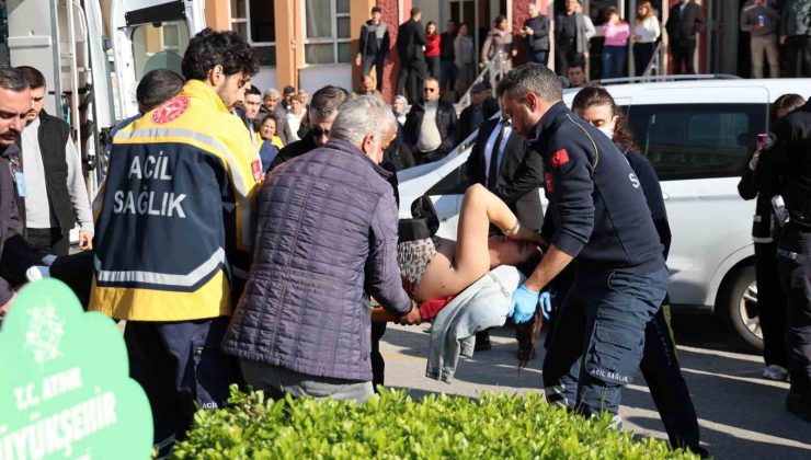 Saldırı anı an be an güvenlik kamerasına yansıdı