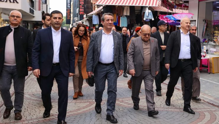 Yetişkin ve Günel Bugün Efeler’de Esnafı Ziyaret Etti