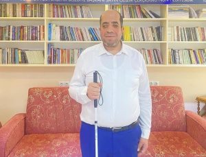 Altı Nokta Körler Derneği Aydın Şube Başkanı Özen: “Beyaz baston özgürlüktür”