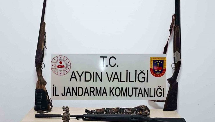 Aydın’da Jandarmadan tarihi eser kaçakçılığı operasyonu