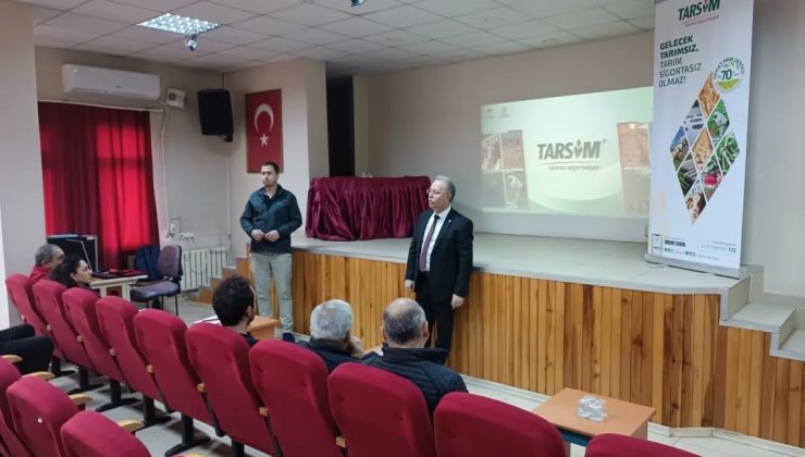 Aydınlı üreticiler, TARSİM hakkında bilgilendirildi