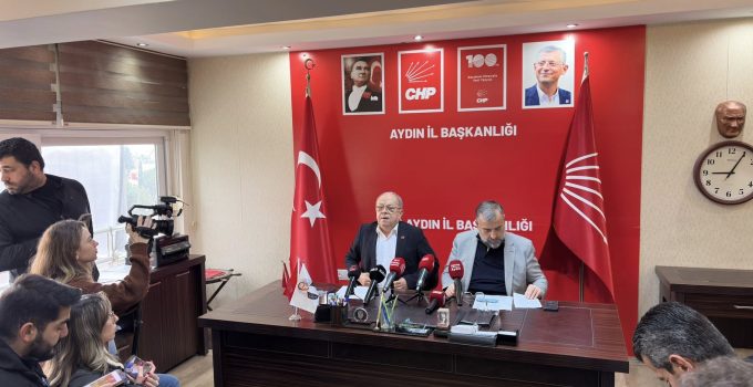 CHP Aydın İl Başkanı Saatçı: “Geleceğimizi Kirli Rant Planlarınıza Alet Etmeyeceğiz!”