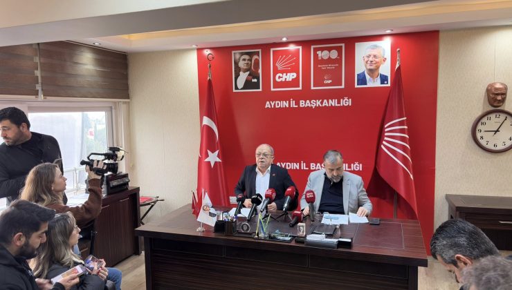 CHP Aydın İl Başkanı Saatçı: “Geleceğimizi Kirli Rant Planlarınıza Alet Etmeyeceğiz!”