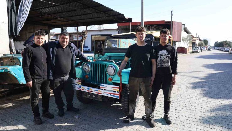 Ali Usta’nın elinde metal yığınları nostaljik bir araca dönüşüyor