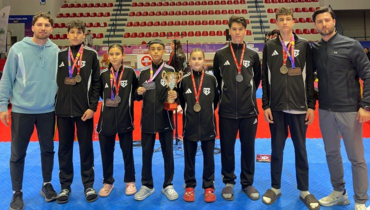Aydınlı sporcular Arnavutluk’tan beş madalya ile döndü