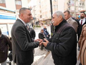 Başkan Şimşek esnafın sorunlarını dinledi