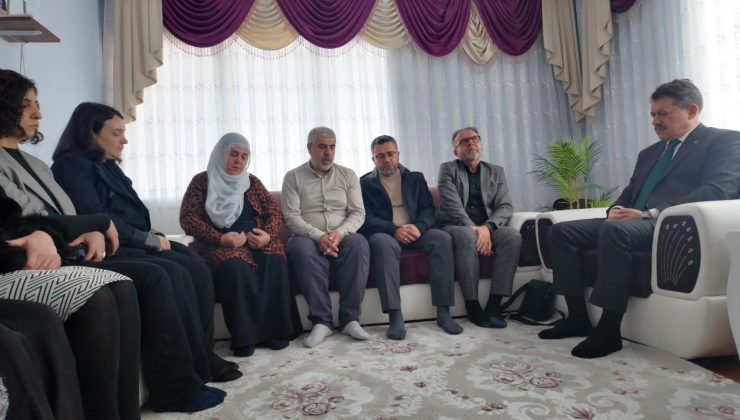 Başsavcı Ali Yeldan’dan, Mihriban Yılmaz’ın ailesine taziye ziyareti