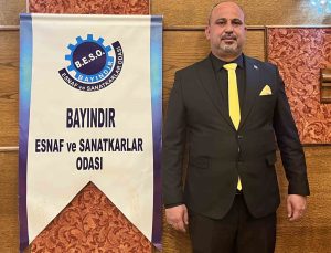 Bayındır Esnaf ve Sanatkârlar Odası’nda Enis Macit güven tazeledi