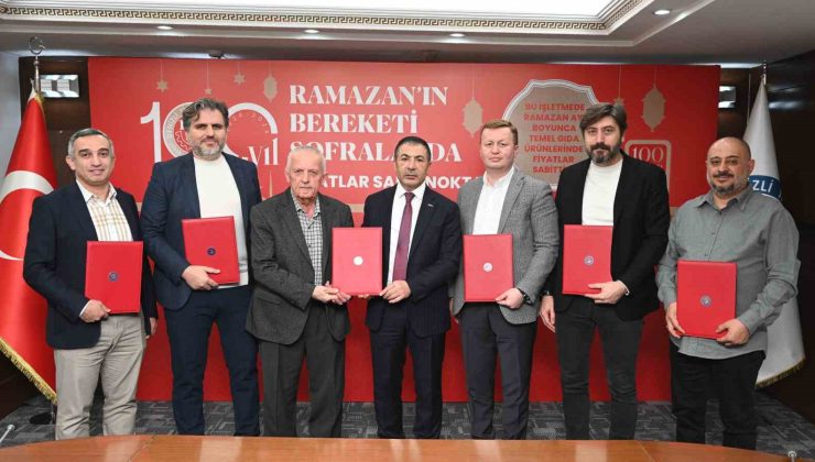 DTO’nun öncülüğünde Denizli’de Ramazan ayında temel gıdada sabit fiyat uygulaması başlatıldı