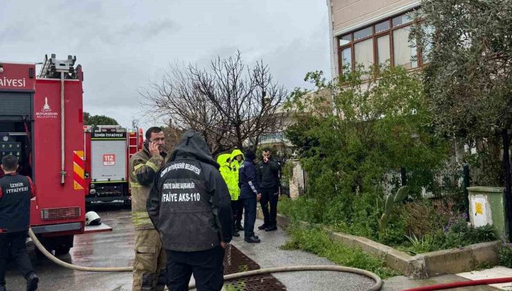 Çıkan ev yangınında bir kişi hayatını kaybetti