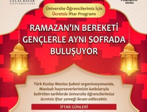 Kızılay’dan üniversitelilere ramazan sofrası