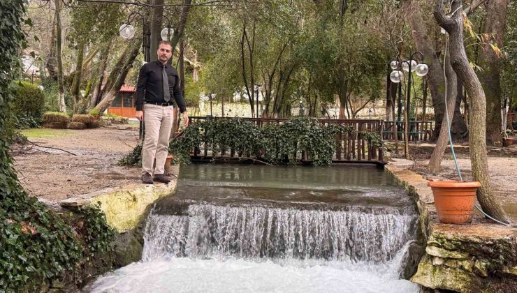 Mesire alanının kuruyan kaynağı tekrar canlandı