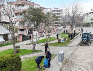 Nazilli’de parklar bahara hazırlanıyor