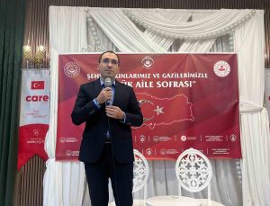 Şehit yakınları ve gaziler gönül sofrasında buluştu