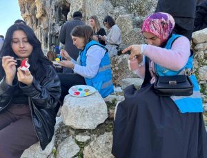 Tlos Antik Kenti’nde tarih sanatla canlandı