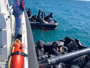 Aydın’da 31 düzensiz göçmen kurtarıldı