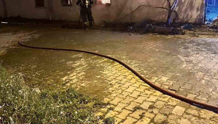 Aydın’da müstakil bir evde yangın çıktı