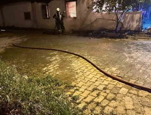 Aydın’da bir evde yangın çıktı