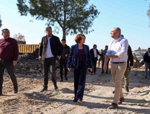 Başkan Gençay: “Mavişehir’de Atatürk Kültür ve Yaşam Alanı hızla yükseliyor”